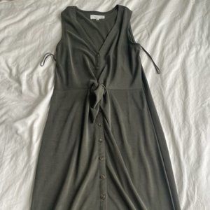 Beautiful Soft Olive Colored Petite Dress - Work-Appropriate